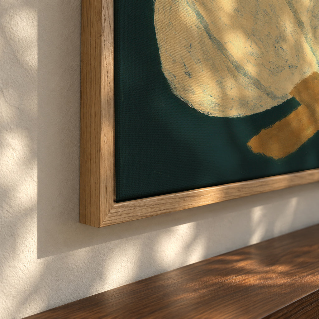 Quiet Moment - Framed canvas detail