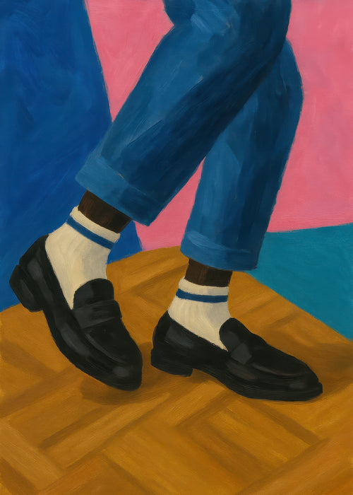 Tassel Loafers - Unframed art print