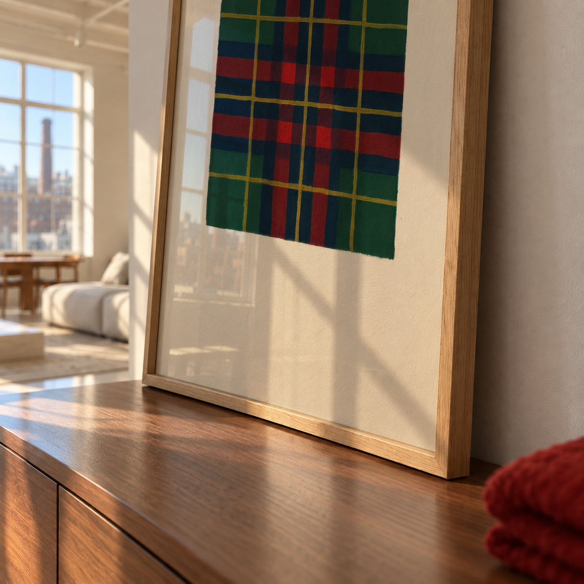 Highland Green - Framed poster detail