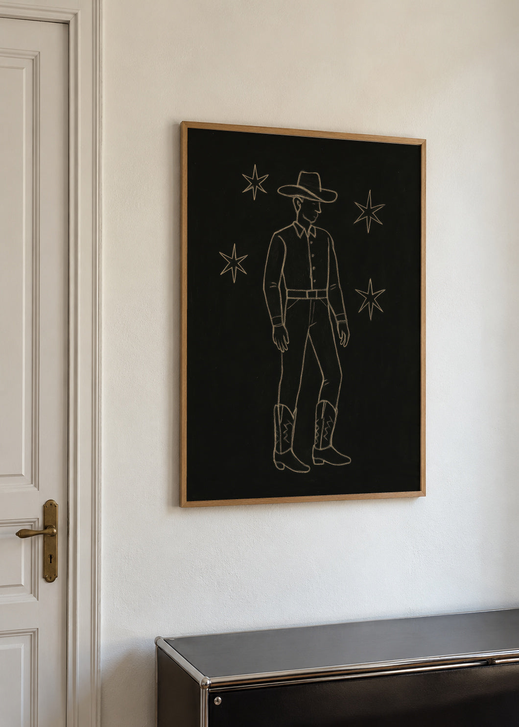Stardust Cowboy - Framed poster in an interior