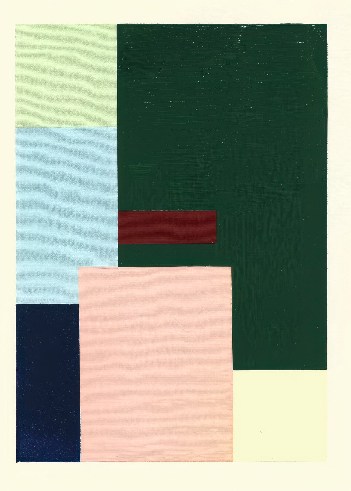 Pastel Construction II - Unframed art print