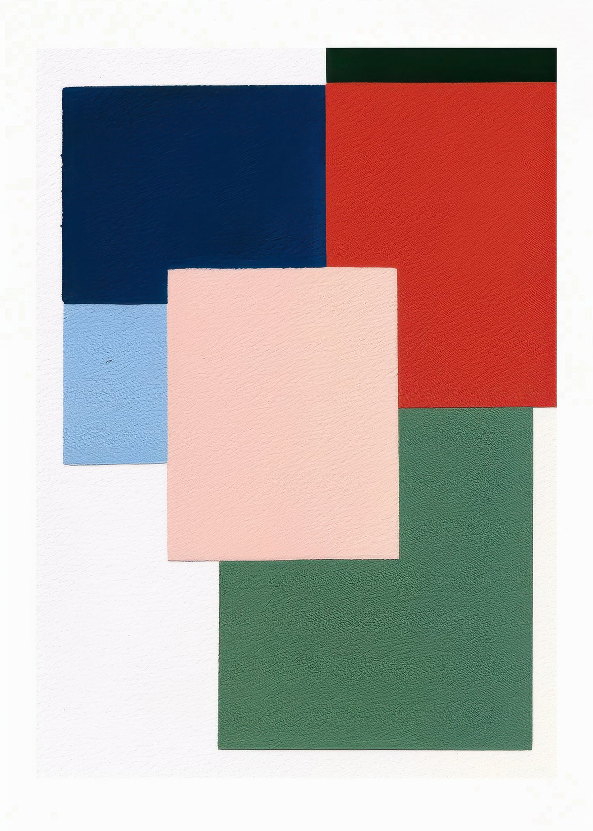 Pastel Construction IV - Unframed art print