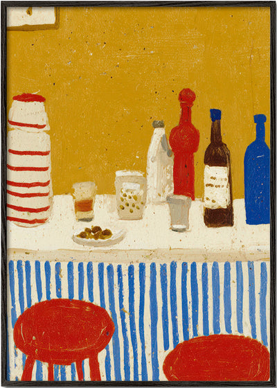 Blue Striped Bar