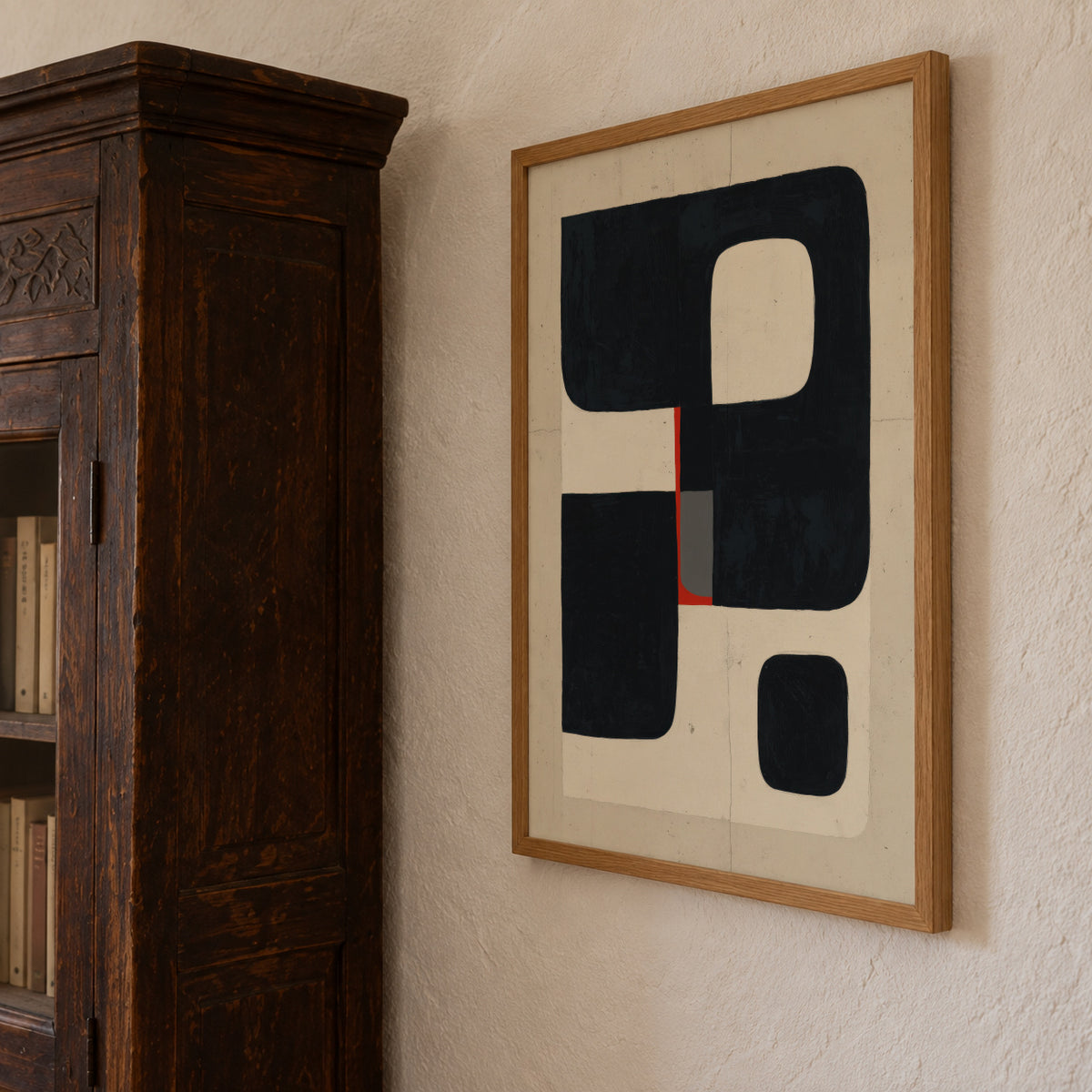 Cubic Structure - Framed poster detail