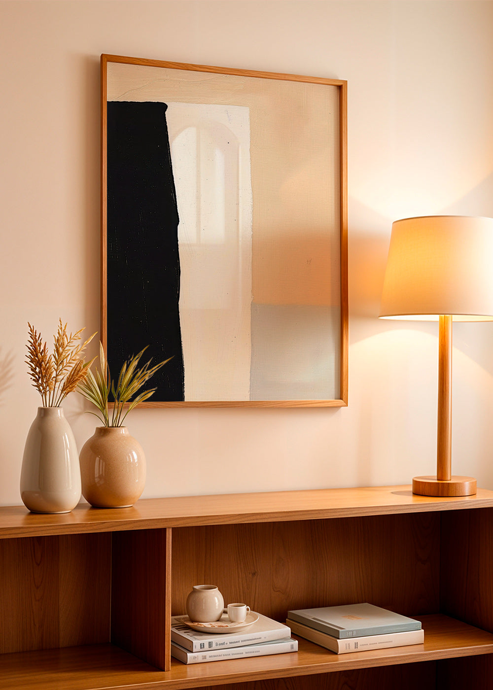 Cuadro abstracto en bloques verticales – Product2