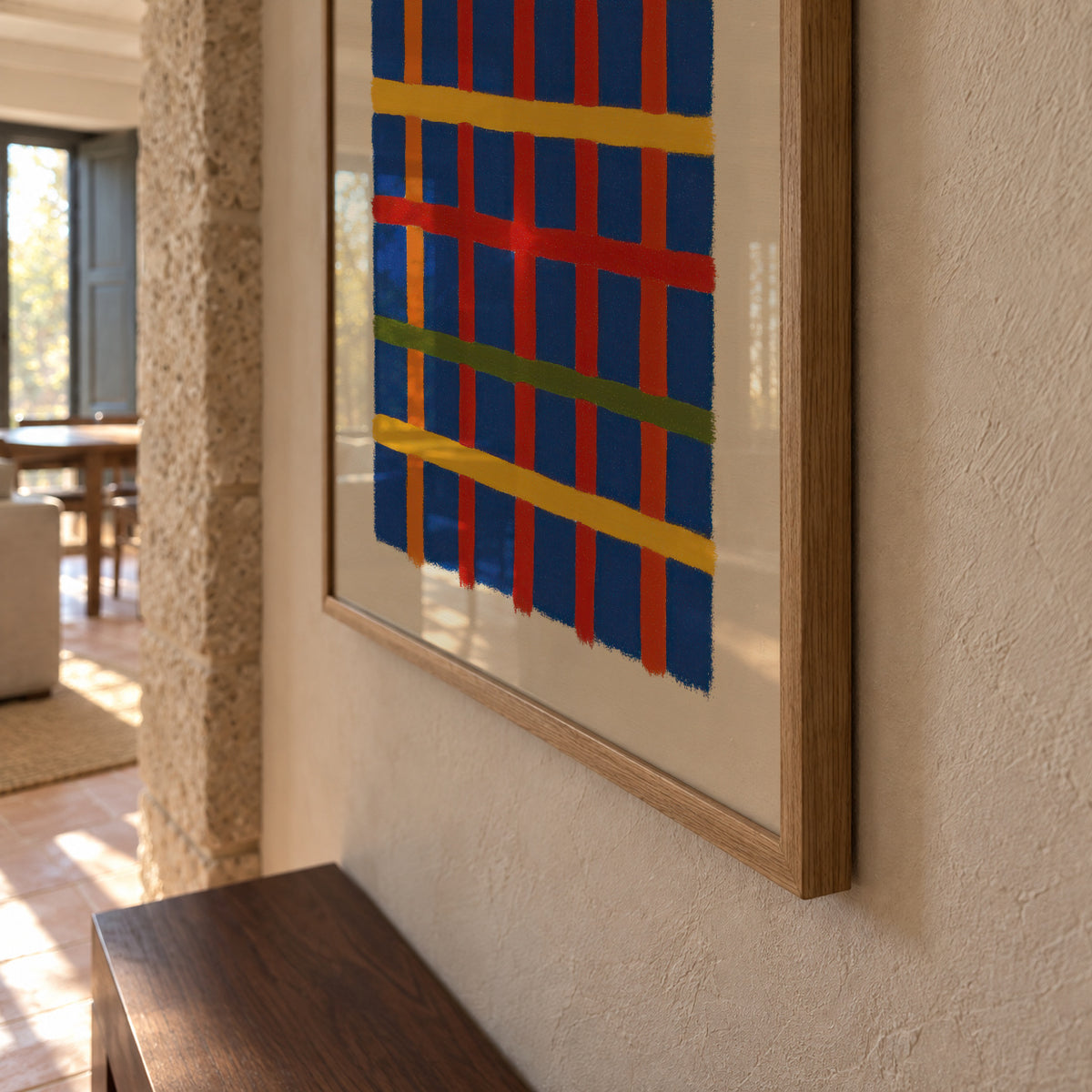 Rhythm Grid No. 03 - Framed poster detail