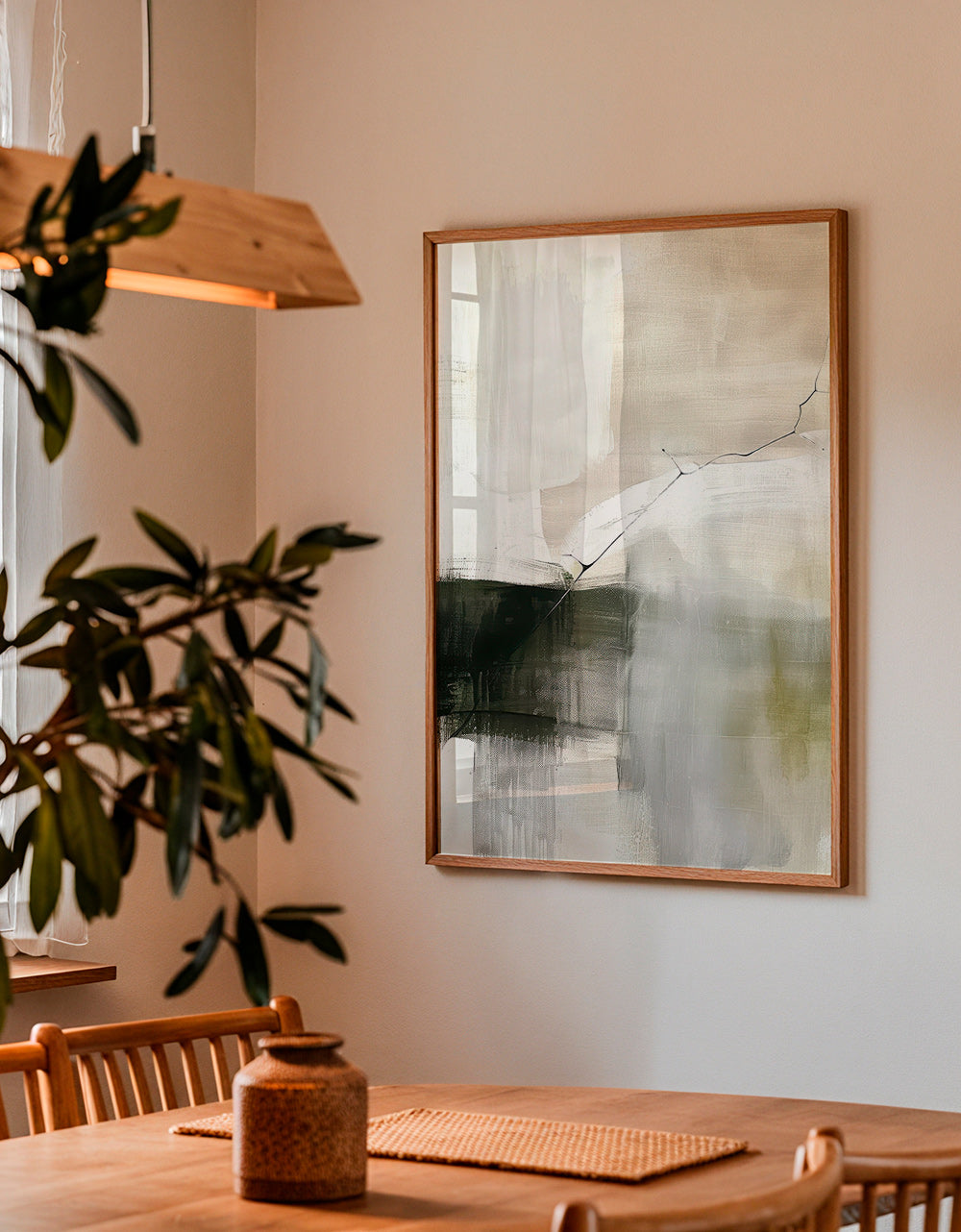 Cuadro abstracto con horizonte difuso – Product2