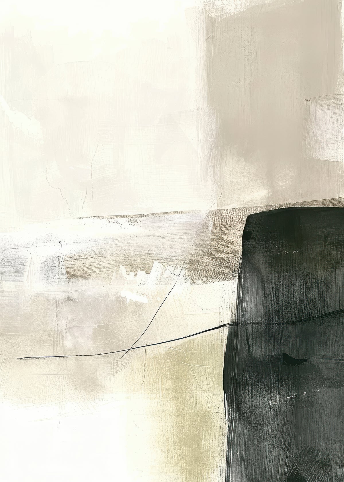 Layers of Silence - Unframed art print