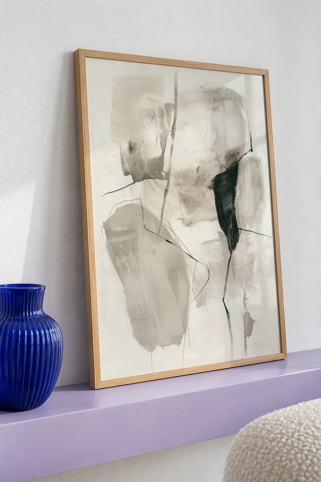 Ink in Repose III - Framed poster detail