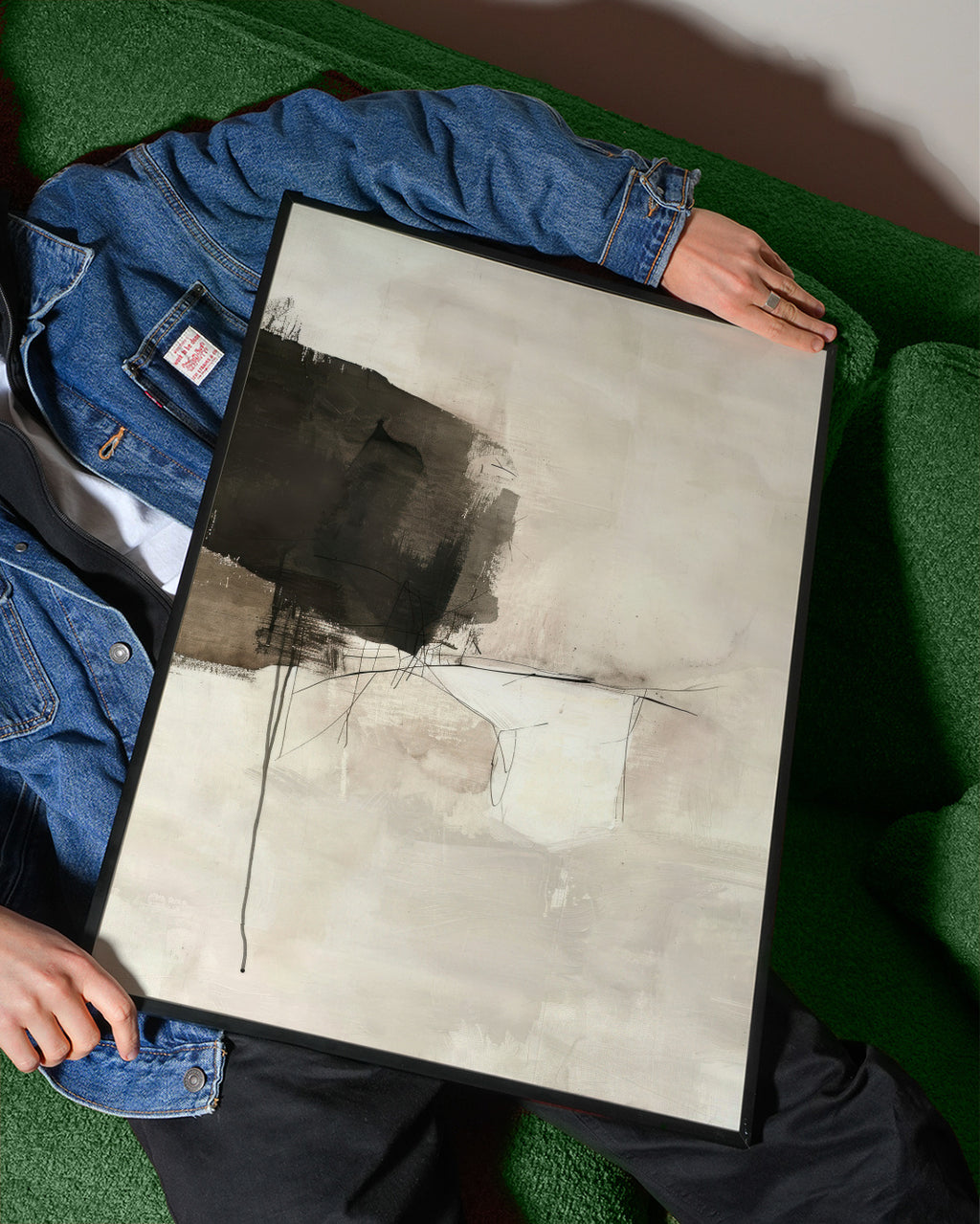 Brutalist Fragment - Framed poster detail