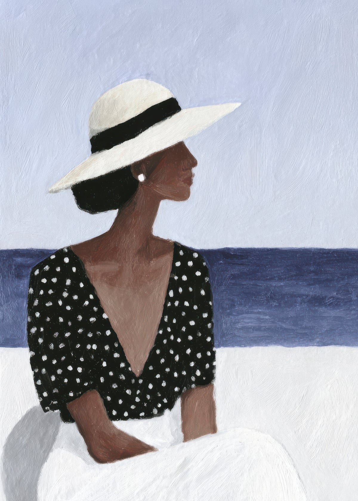 White Hat Horizon - Unframed art print