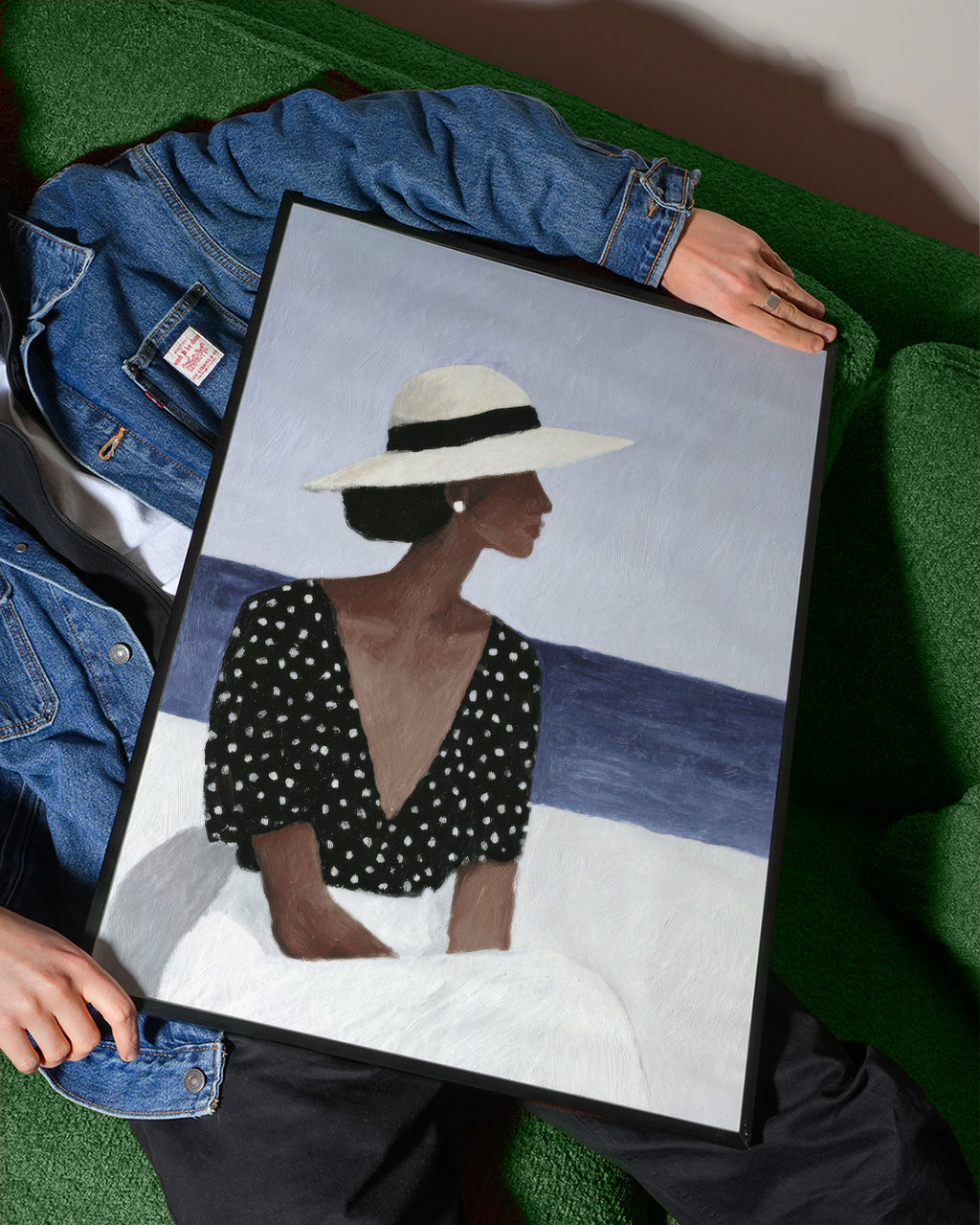 White Hat Horizon - Framed poster detail