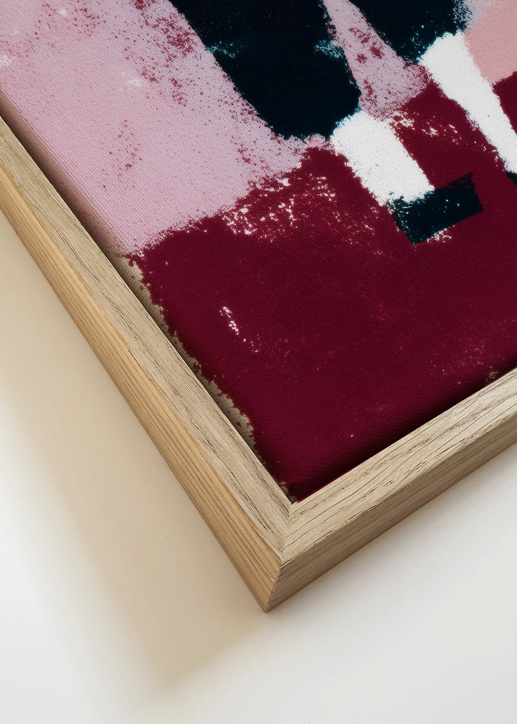 Morning Walk - Framed canvas detail