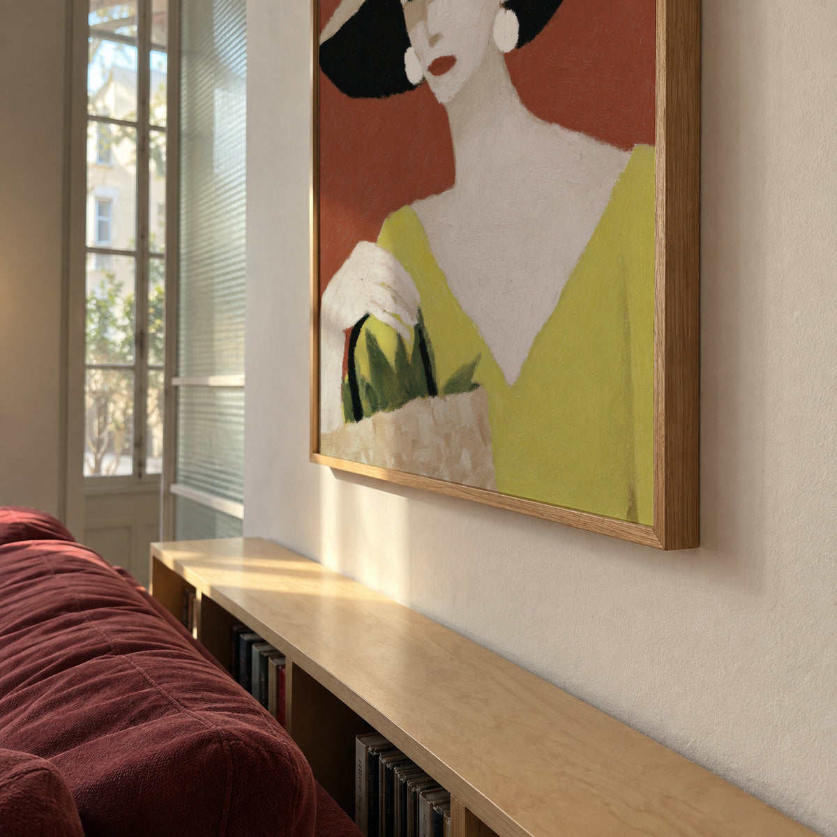 Market Finds - Framed poster in an interior