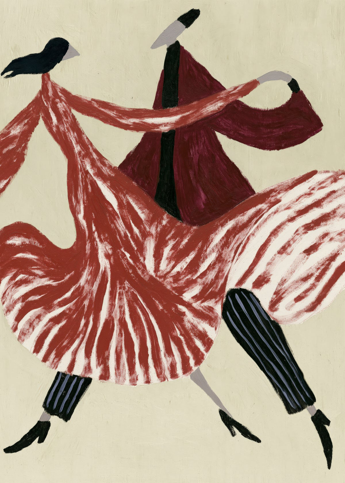Crimson Dancers - Obra sin marco