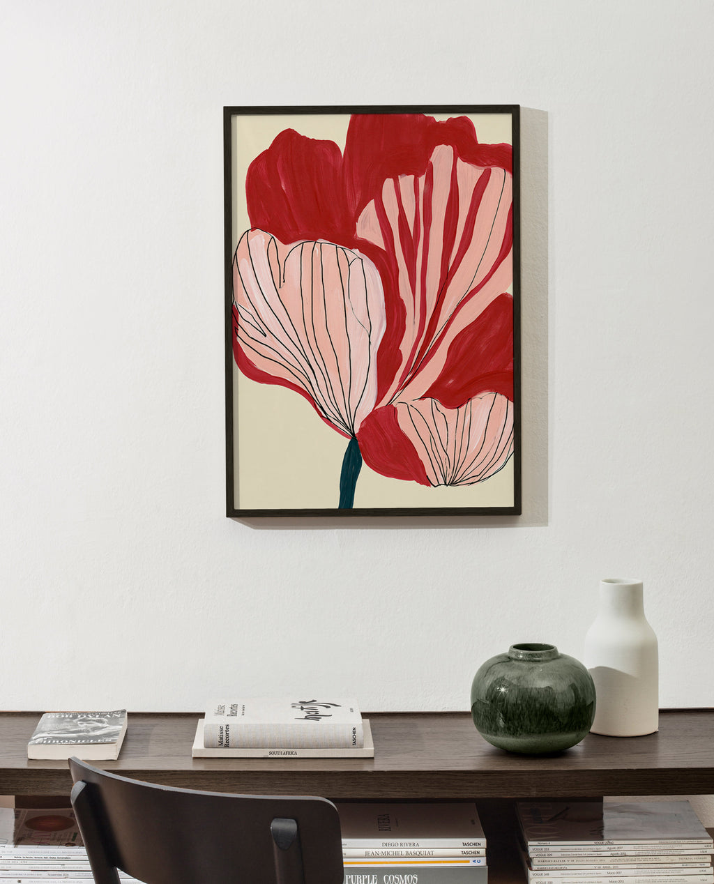 Botanical print scarlet petals – Product2