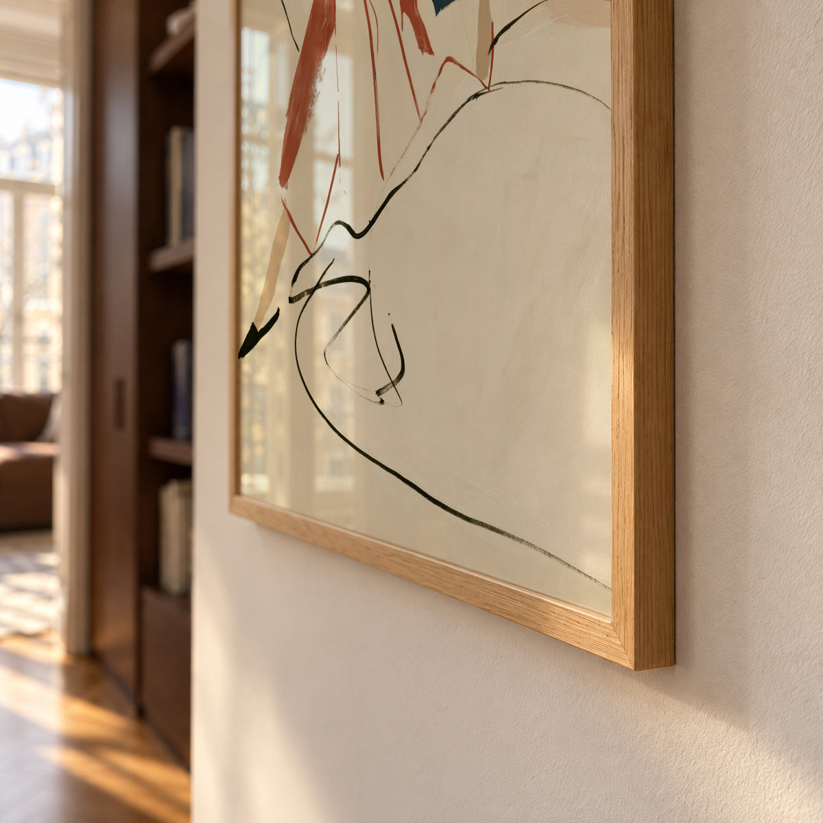 Morning Sketch - Framed poster detail
