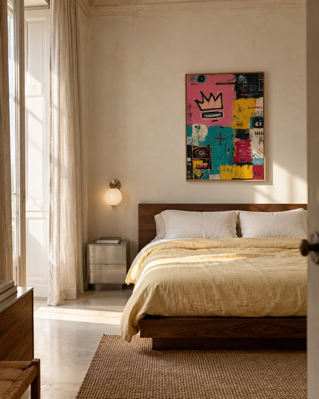Crown District - Framed canvas in an interior