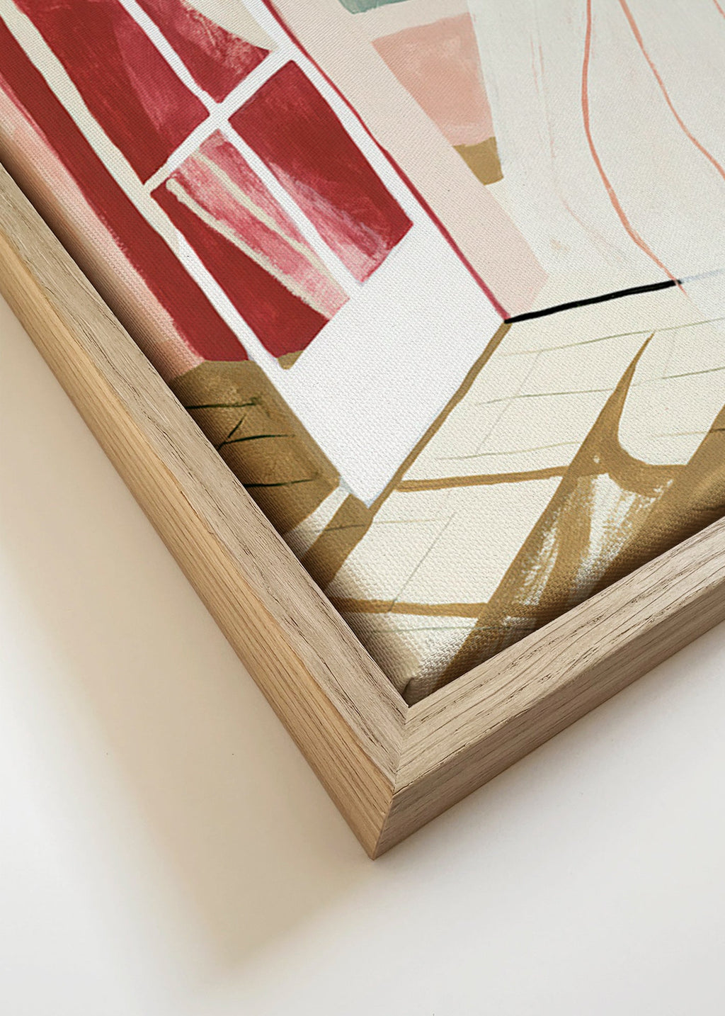 Seaside window landscape