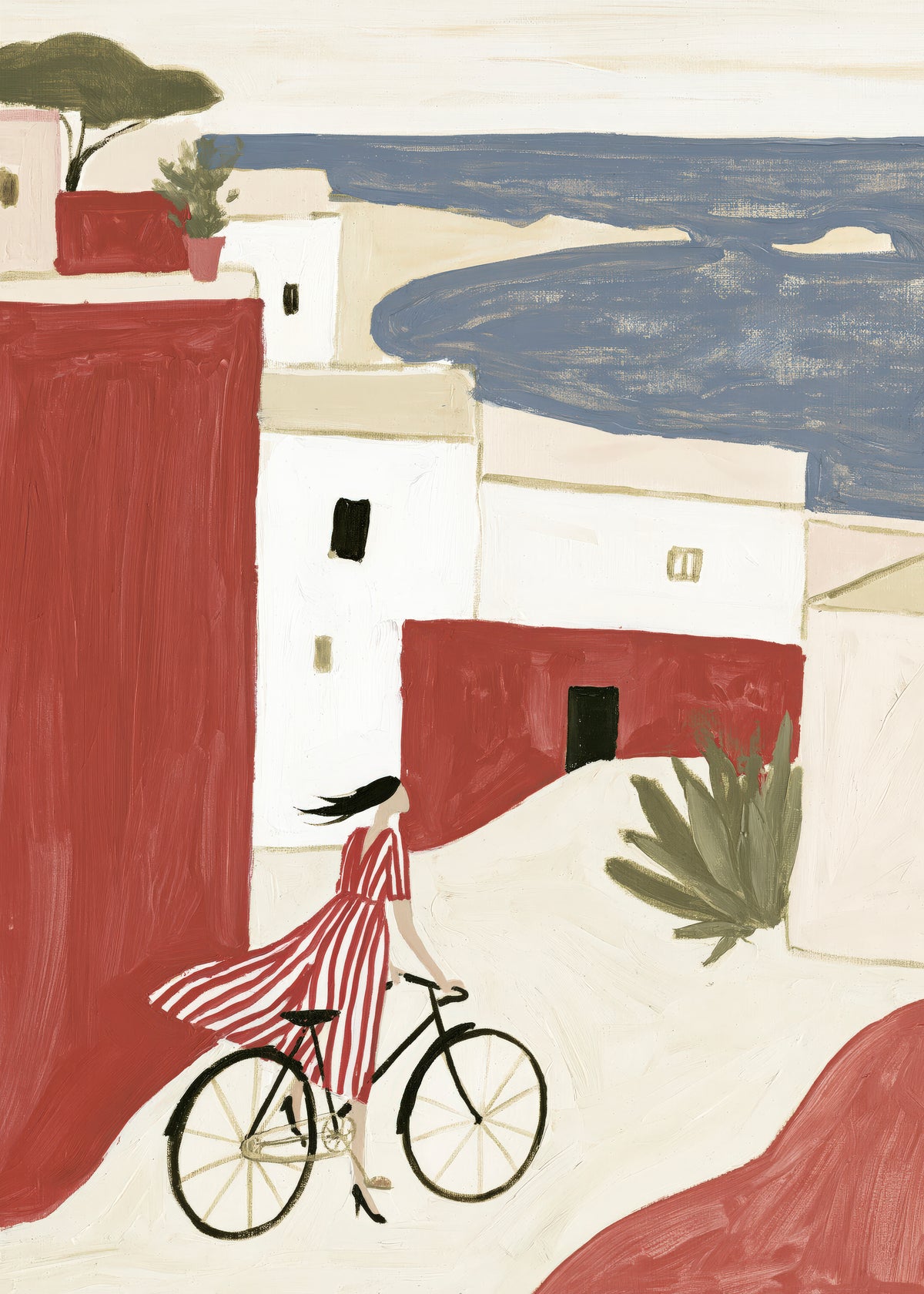 Coastal Bicycle - Obra sin marco