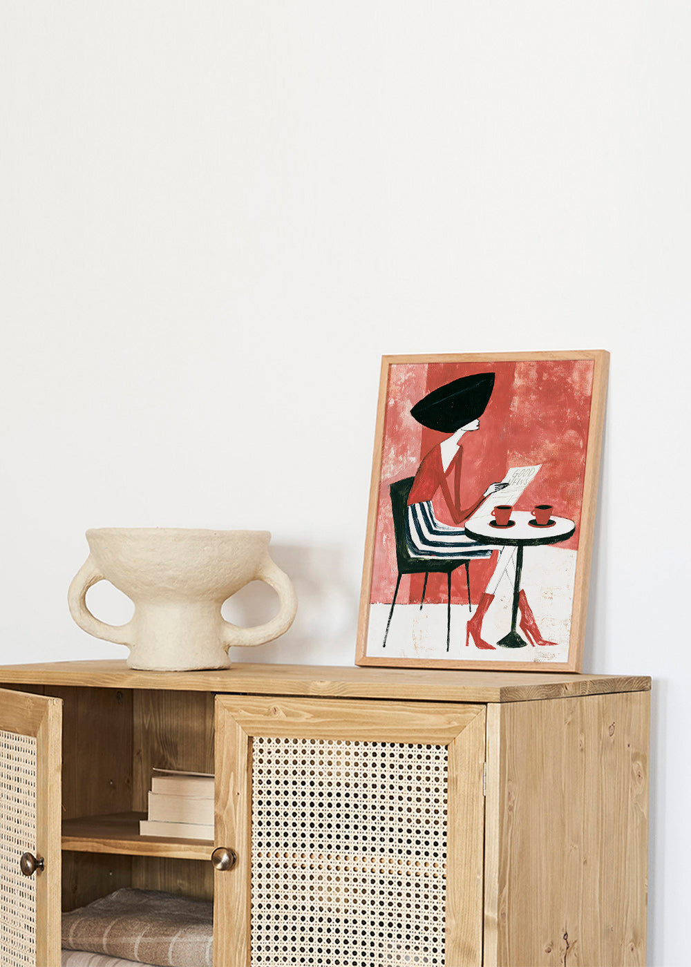 Cuadro de cocina con mujer y café – Product3