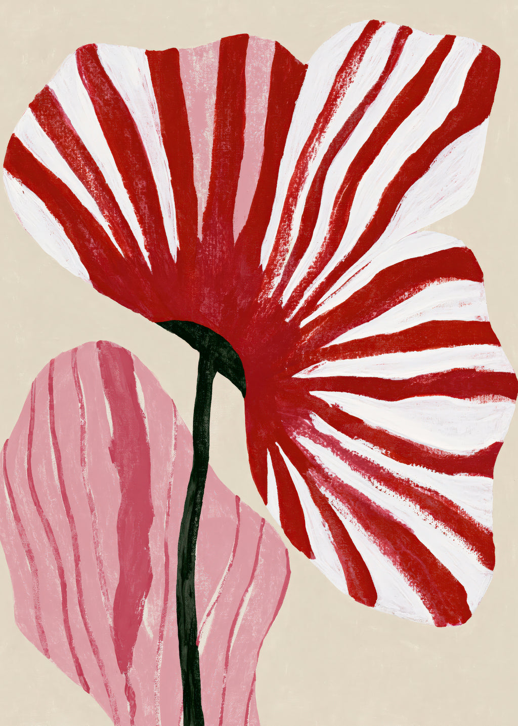 Bloom in Red - Unframed art print