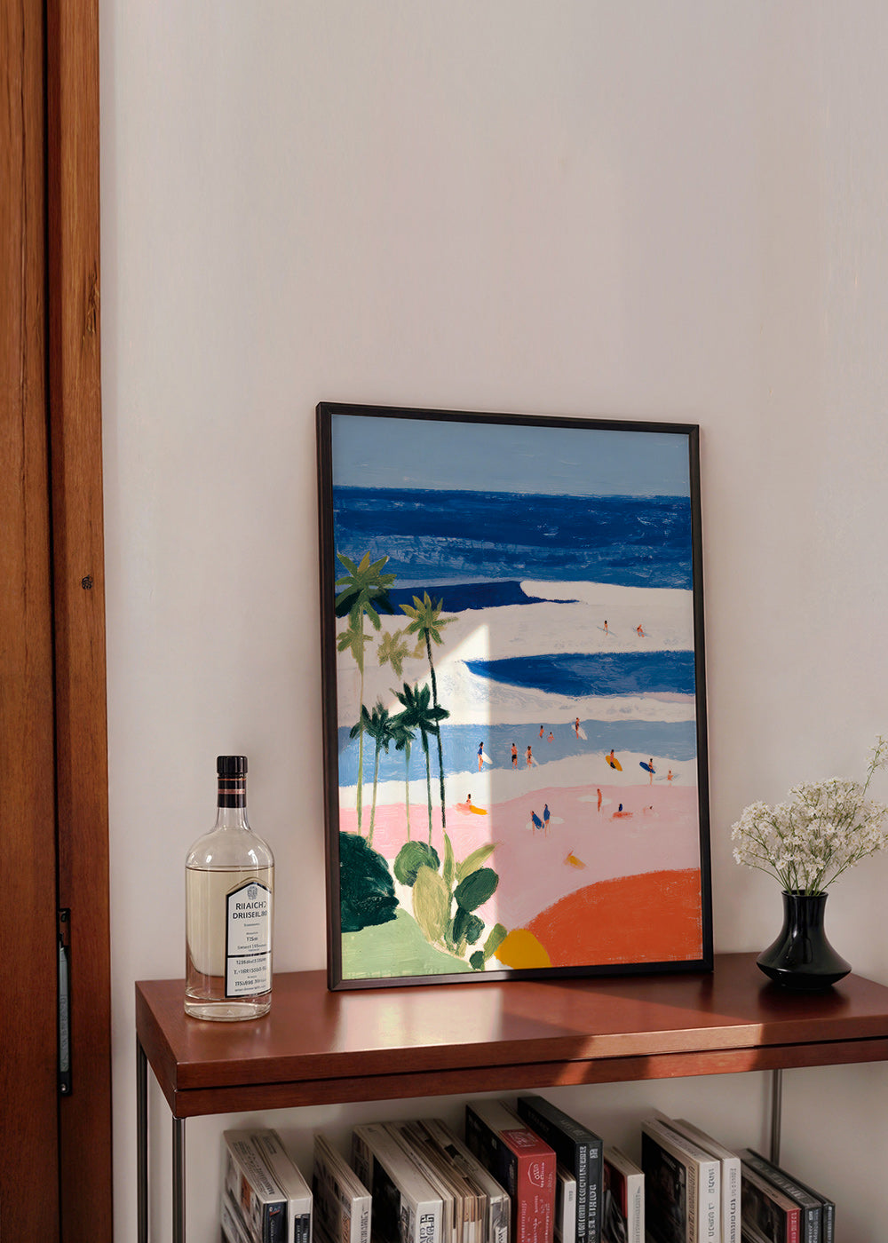 Cuadro de paisaje con surf y palmeras – Product3
