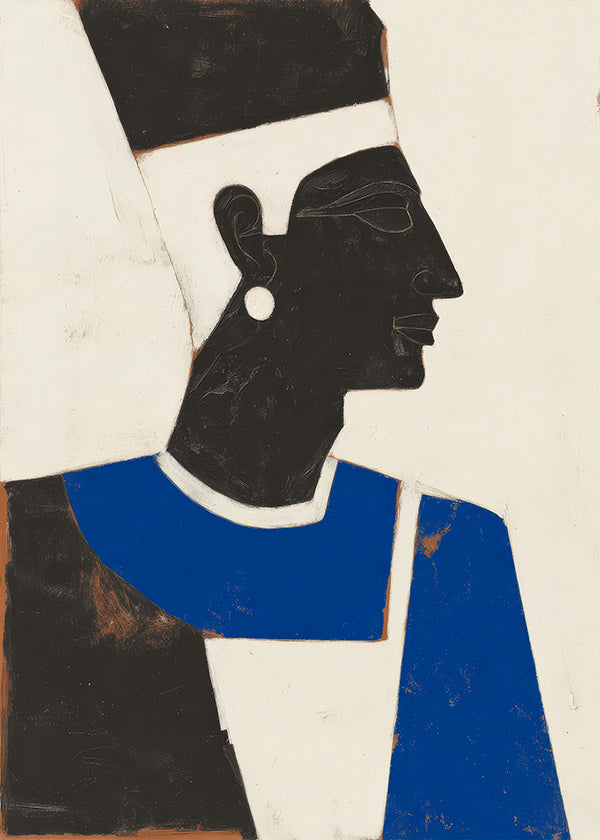 Ilustración de perfil egipcio
