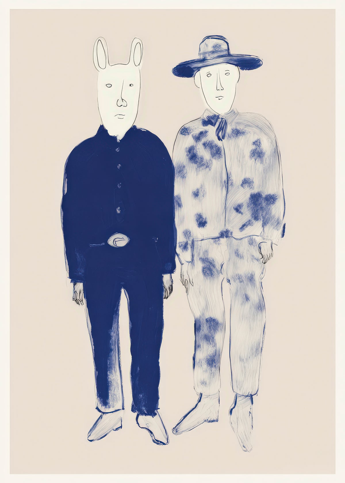 Odd Pair - Unframed art print