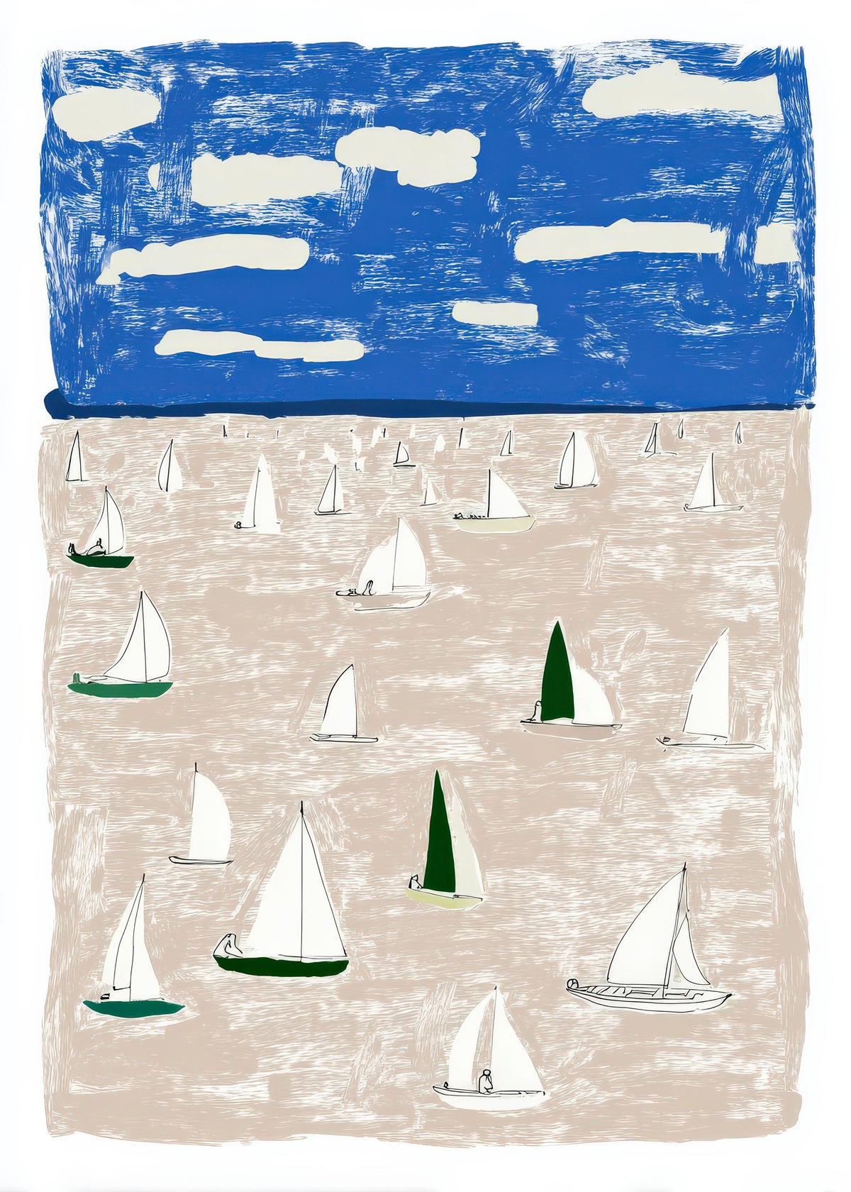 Sailing Day - Unframed art print
