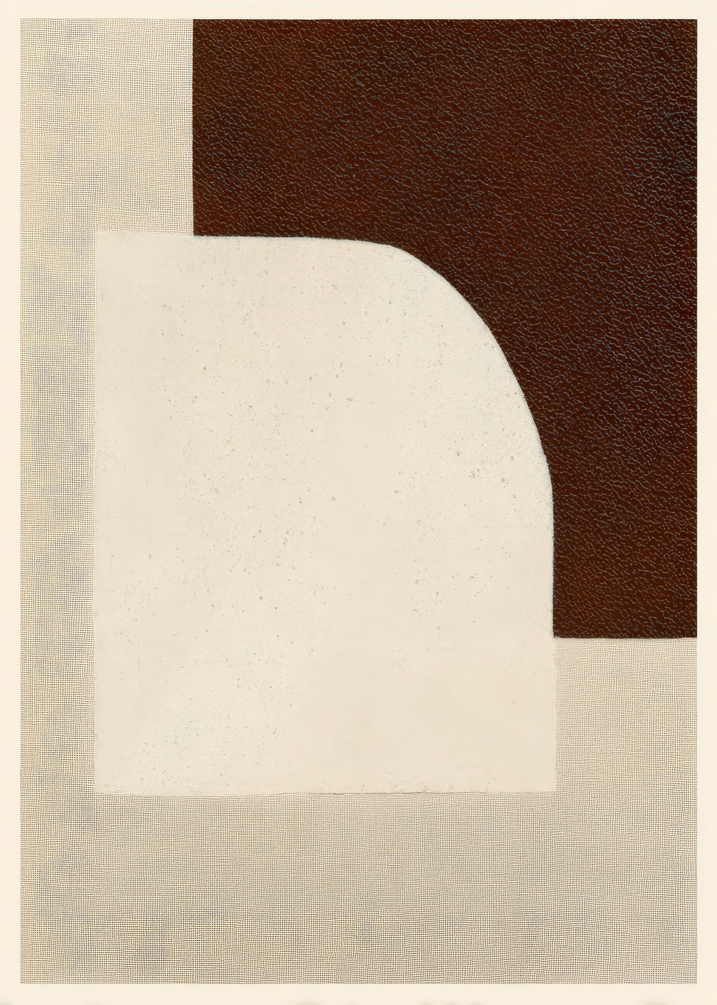 Linen Forms - Unframed art print