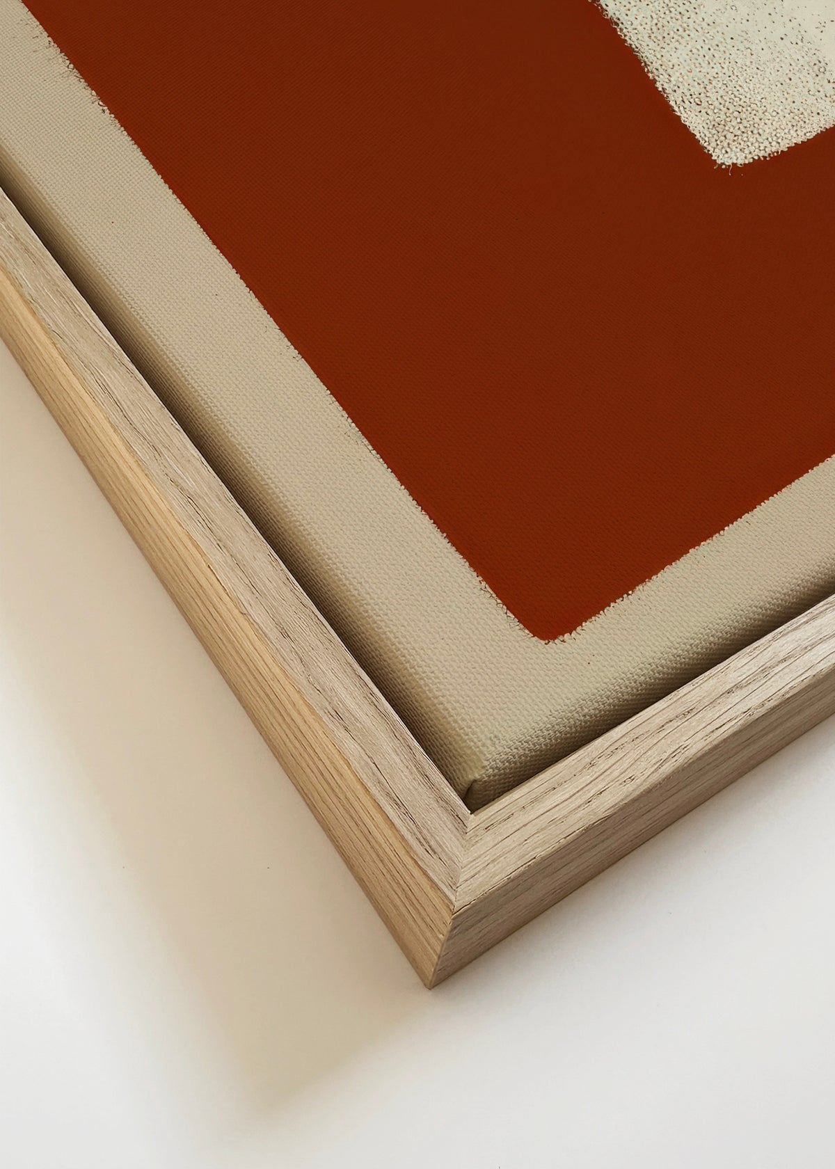 Desert Composition - Framed canvas detail