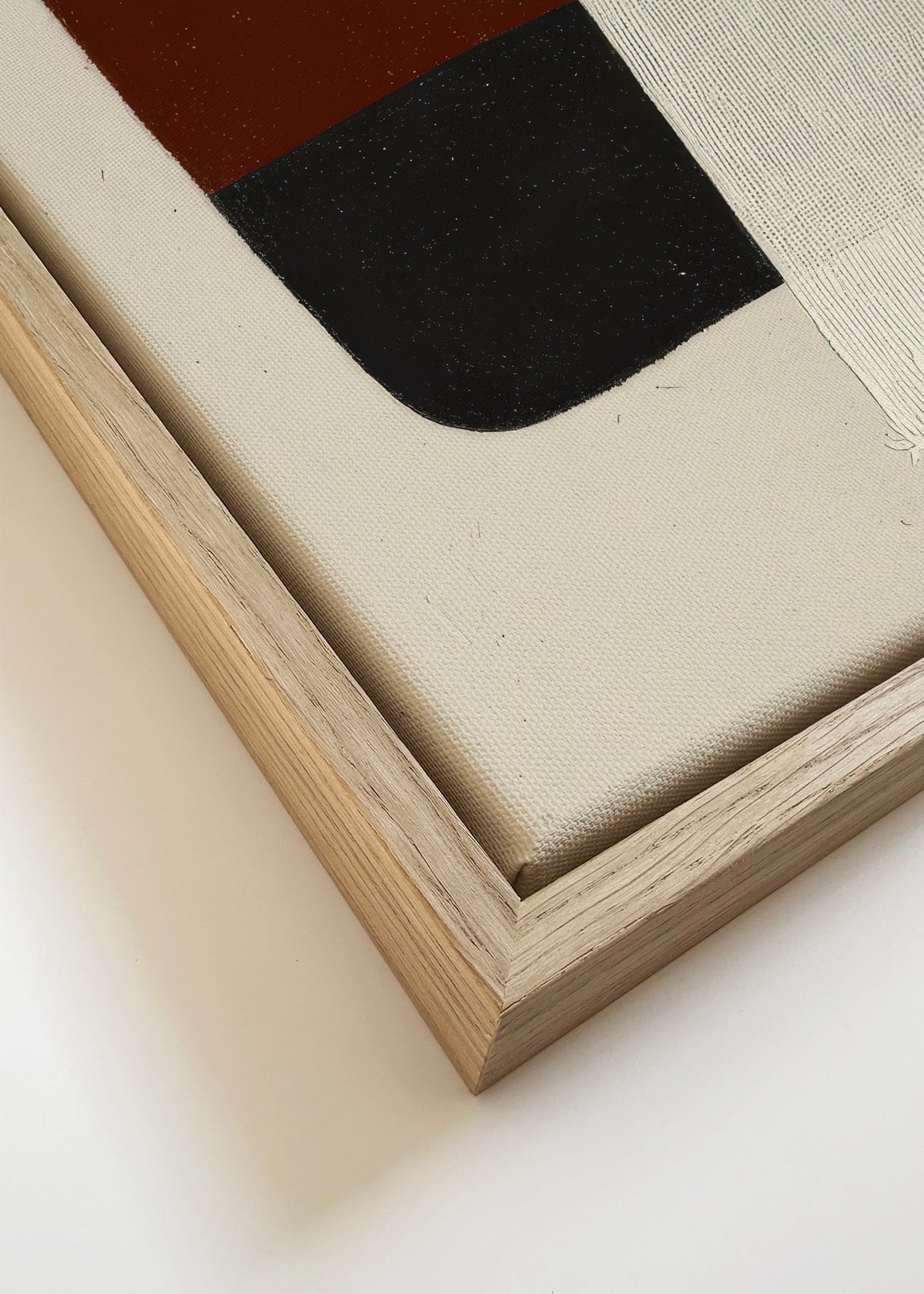 Paper Layers - Framed canvas detail