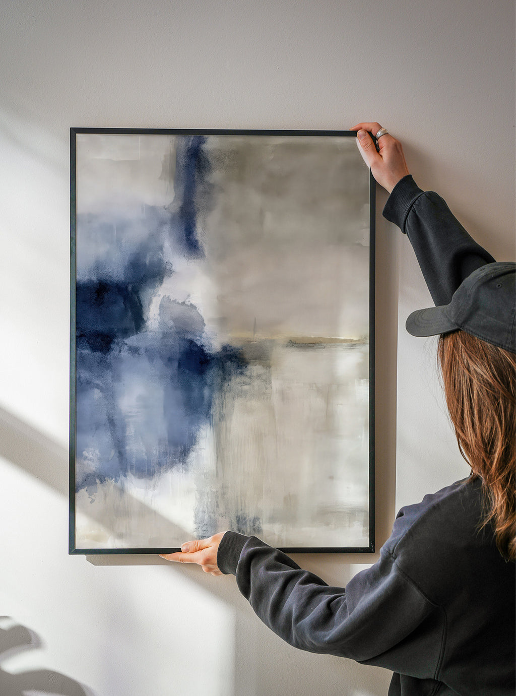 Blue Mist - Framed poster detail