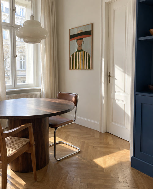 Wide Brim - Framed poster in an interior