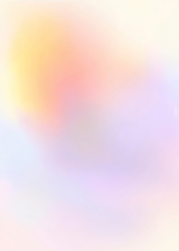 Cuadro abstracto en tonos pastel difuminados