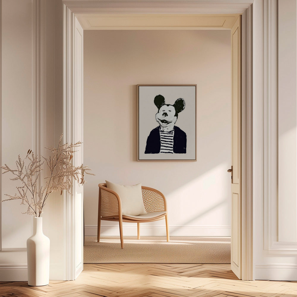 Mouse gentleman illustration