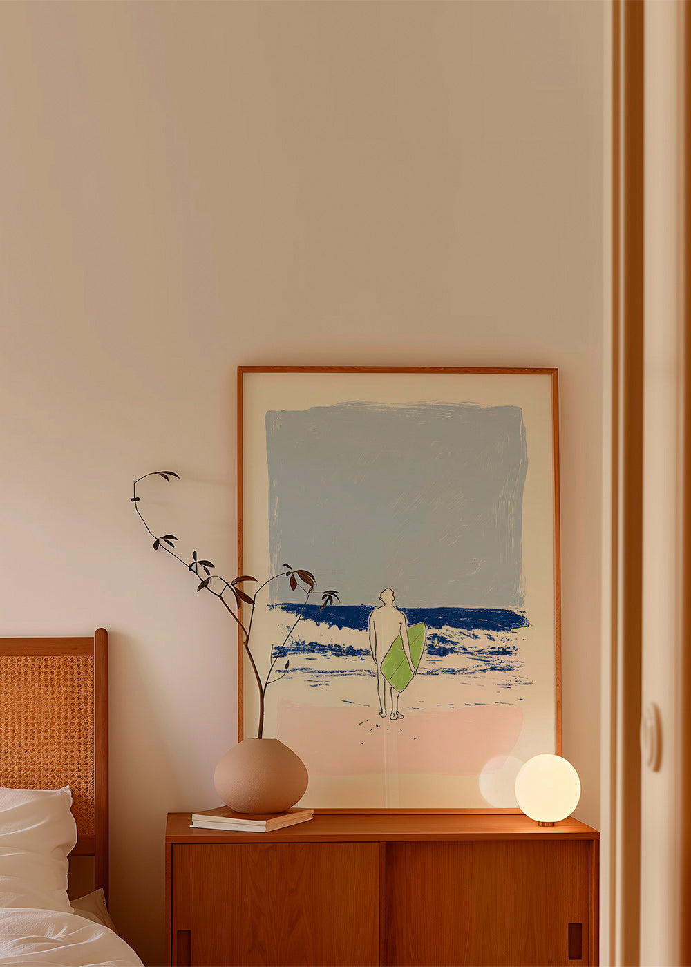 Ilustración surfista minimal – Product2