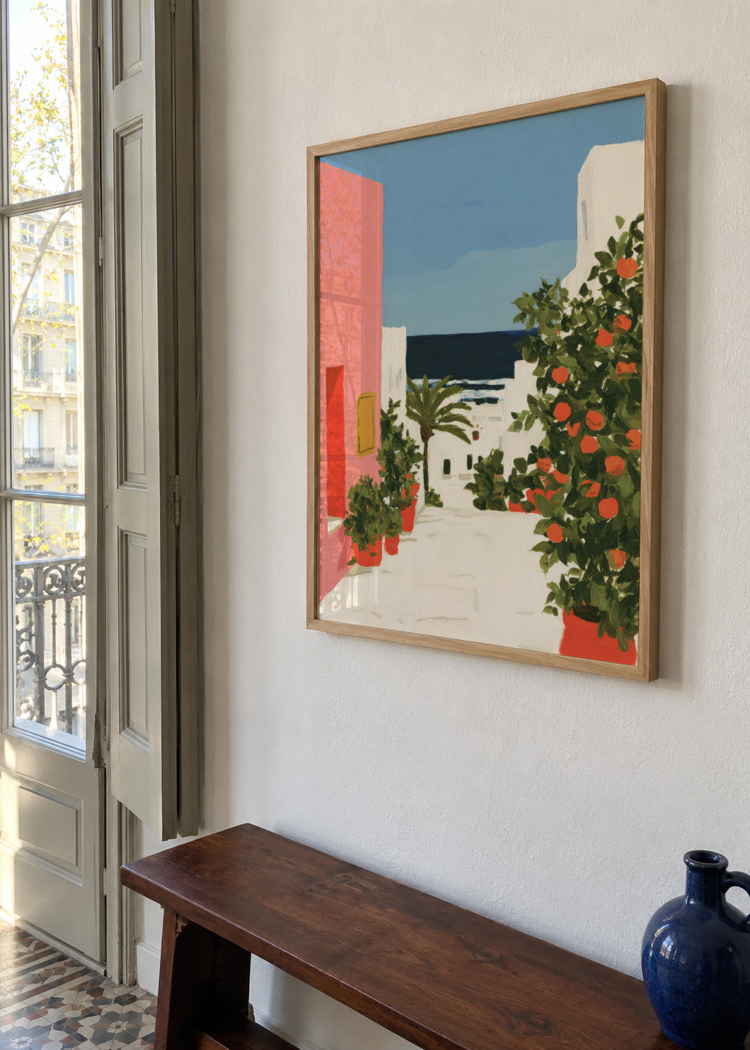 Coastal Alley - Poster en ambiente