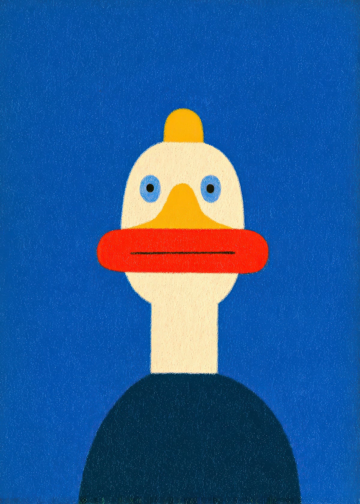 Blue Duck - Unframed art print