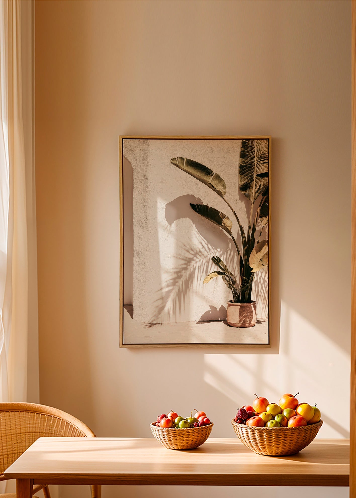 Botanical print: potted palm