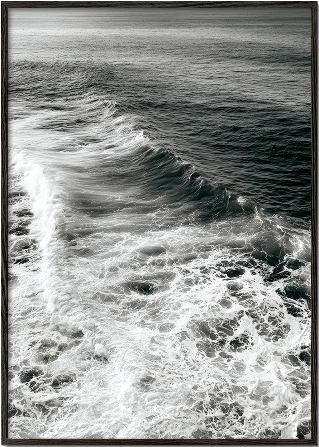 Fotografía de olas en blanco y negro – Black Frame
