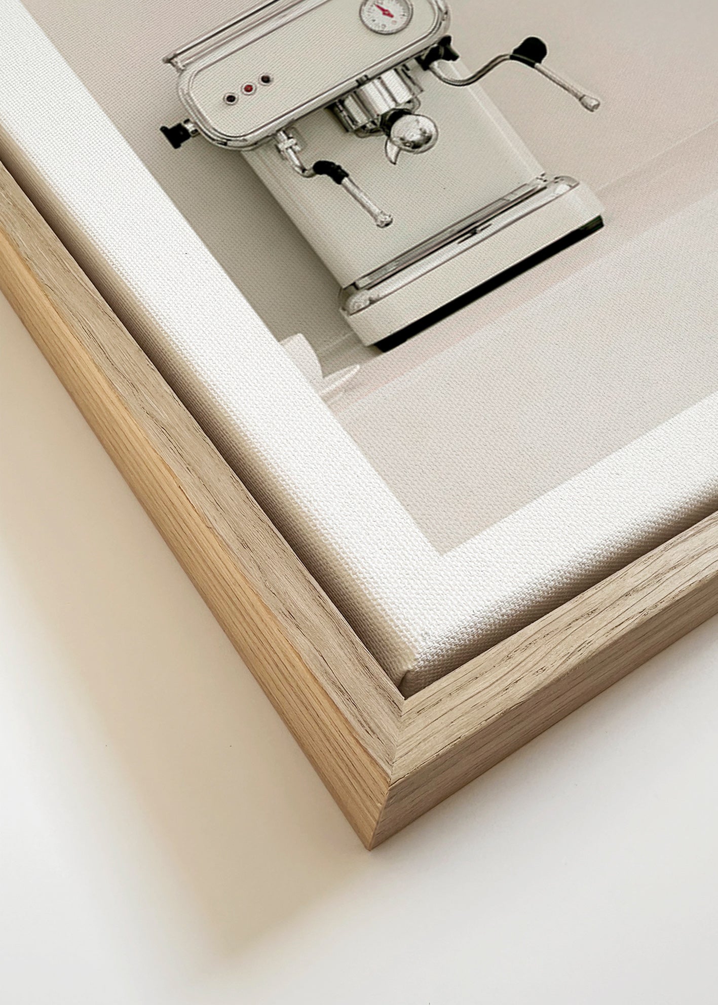 Kitchen art Espresso machine in cream