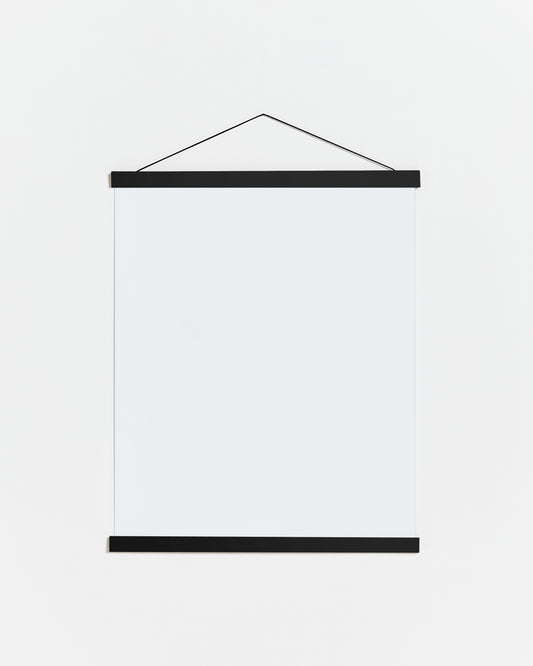 Magnetic black wooden poster hanger, 70cm