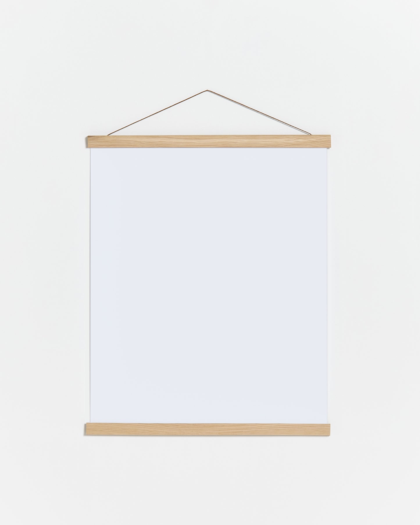 Magnetic oak wooden poster hanger, 40cm