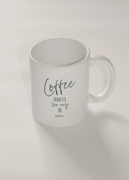 Coffee - too early for wine